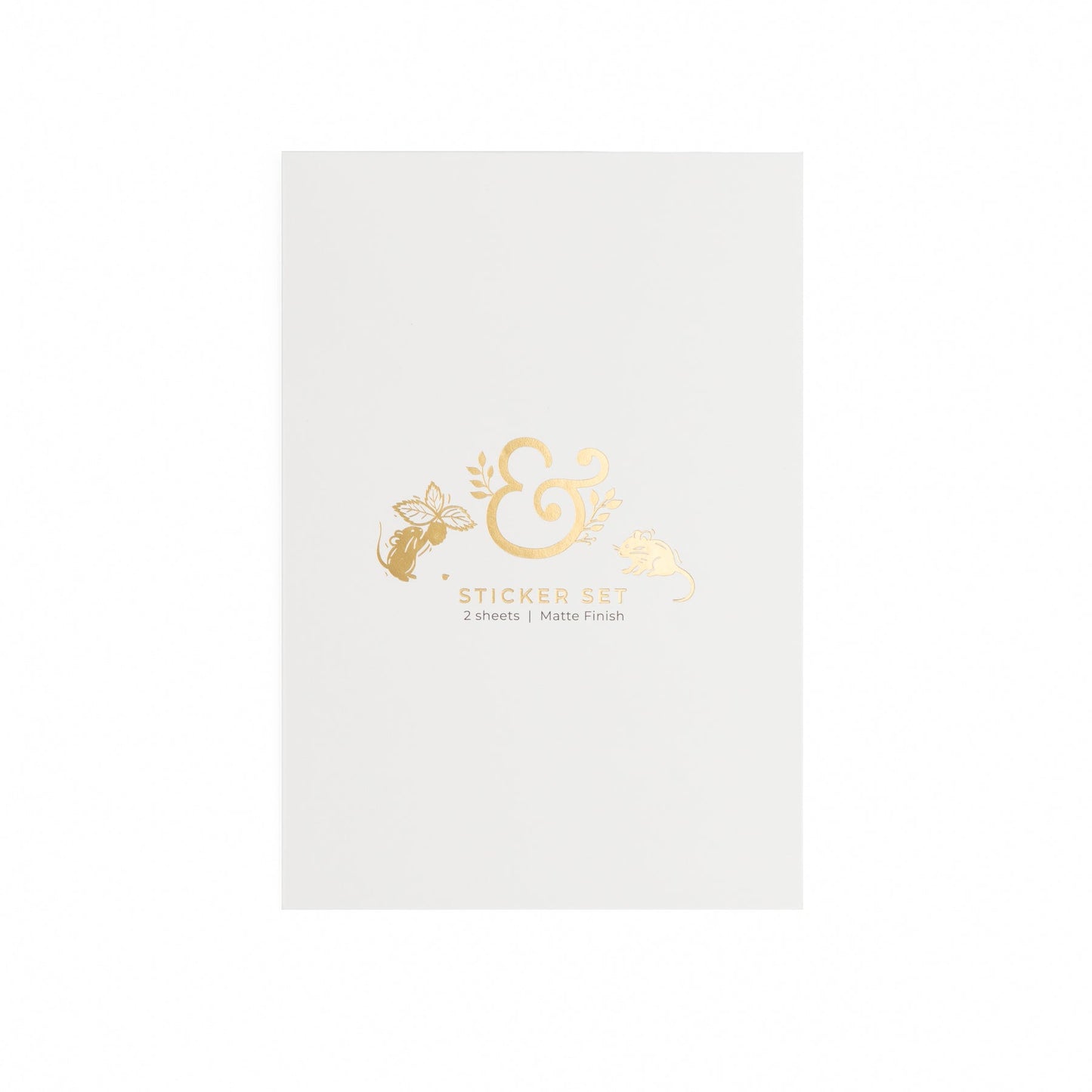 Field Mouse Sticker Set