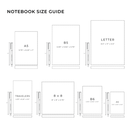 Coiled Key Dot Grid Notebook – Deckled Pages