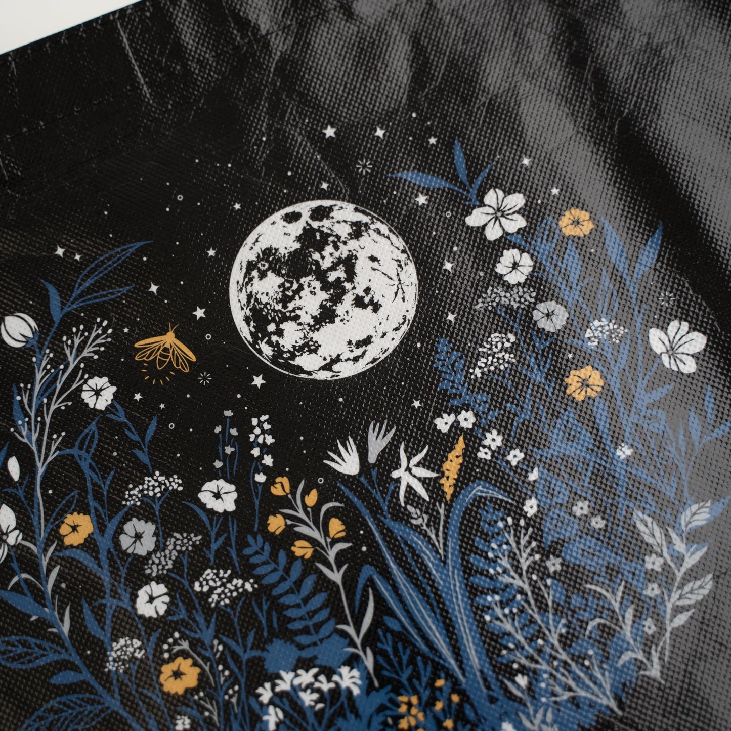 Night Blooms Reusable Shopping Bag