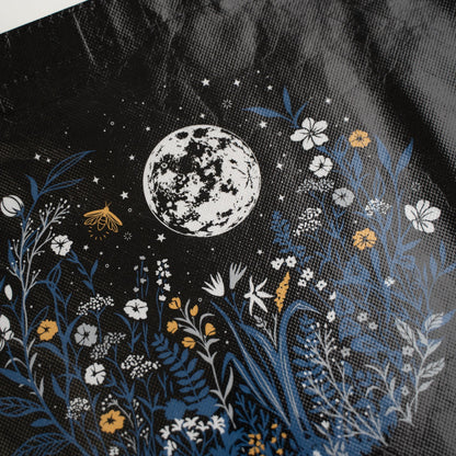 Night Blooms Reusable Shopping Bag