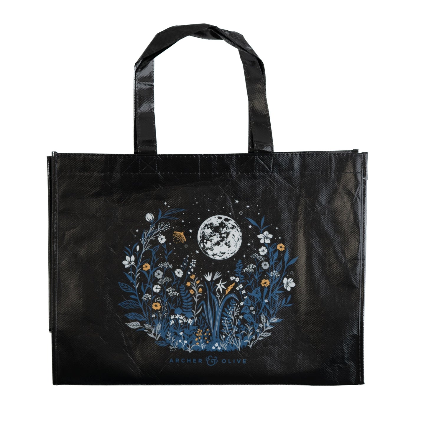 Night Blooms Reusable Shopping Bag
