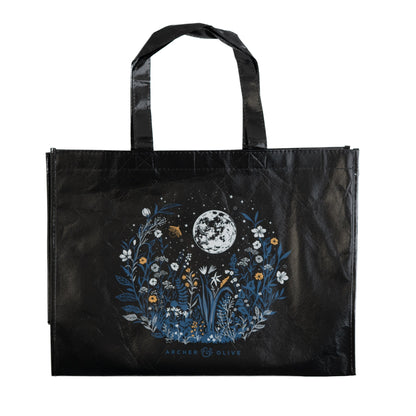 Night Blooms Reusable Shopping Bag
