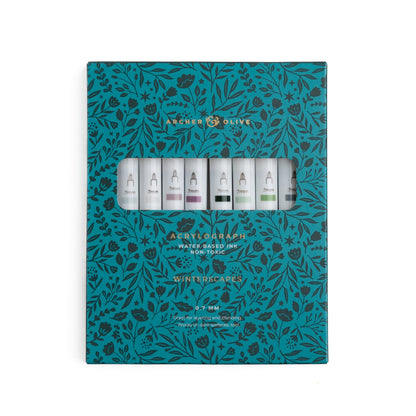 Winterscapes Acrylographs (Set of 10)