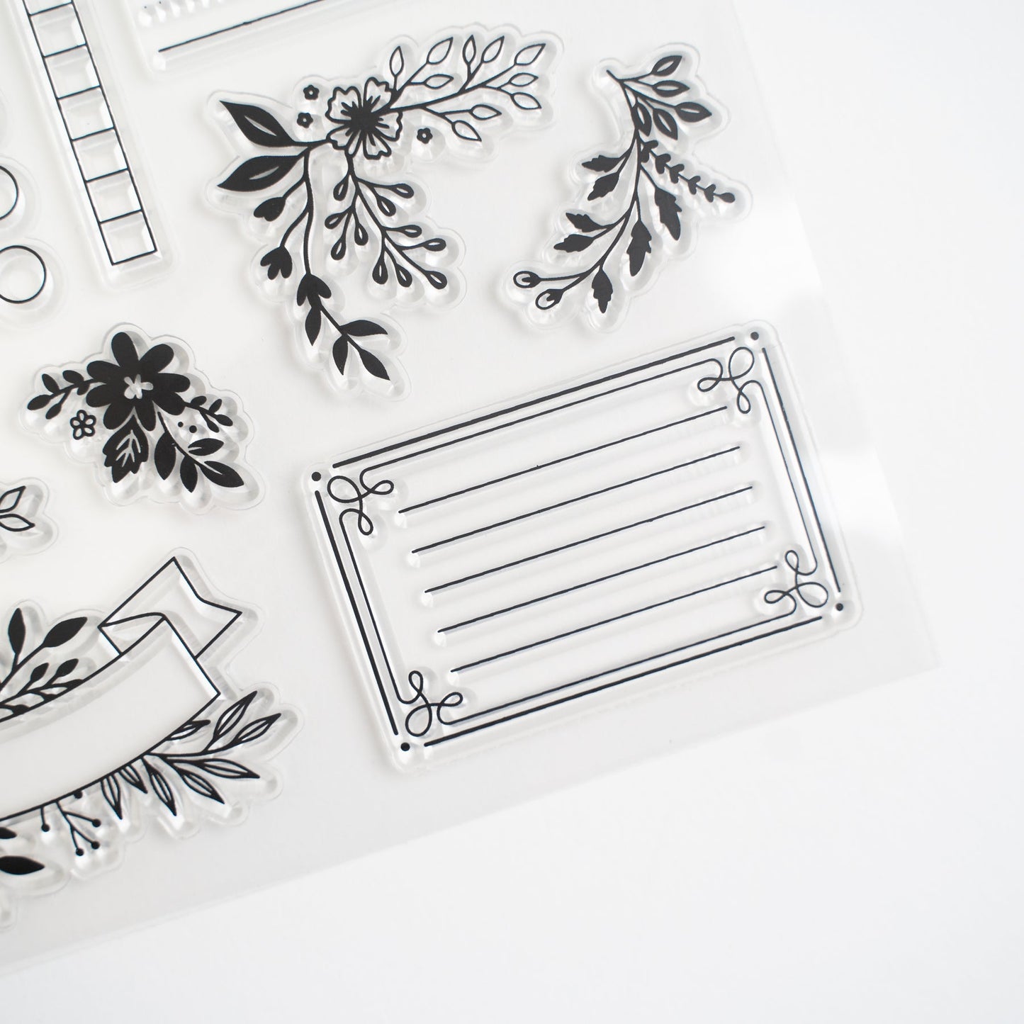 Signature Floral Acrylic Stamps