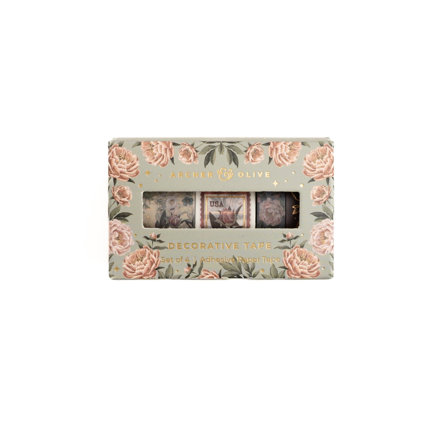 Antique Floral Washi Tape