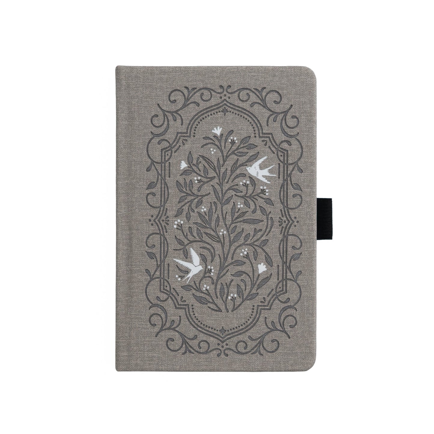 Songbird in Warm Gray Dot Grid Notebook - Archer and Olive