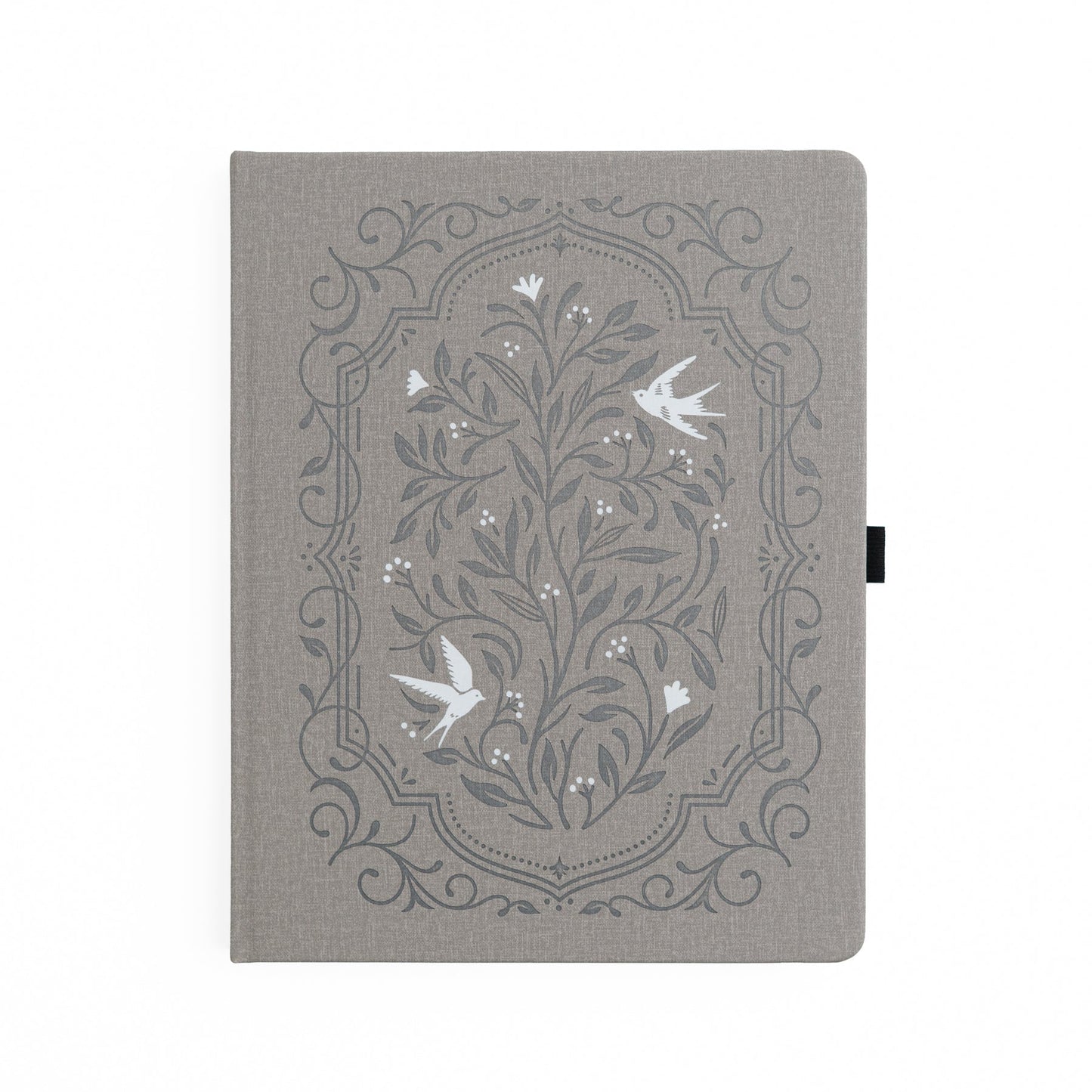 Songbird in Warm Gray Dot Grid Notebook - Archer and Olive