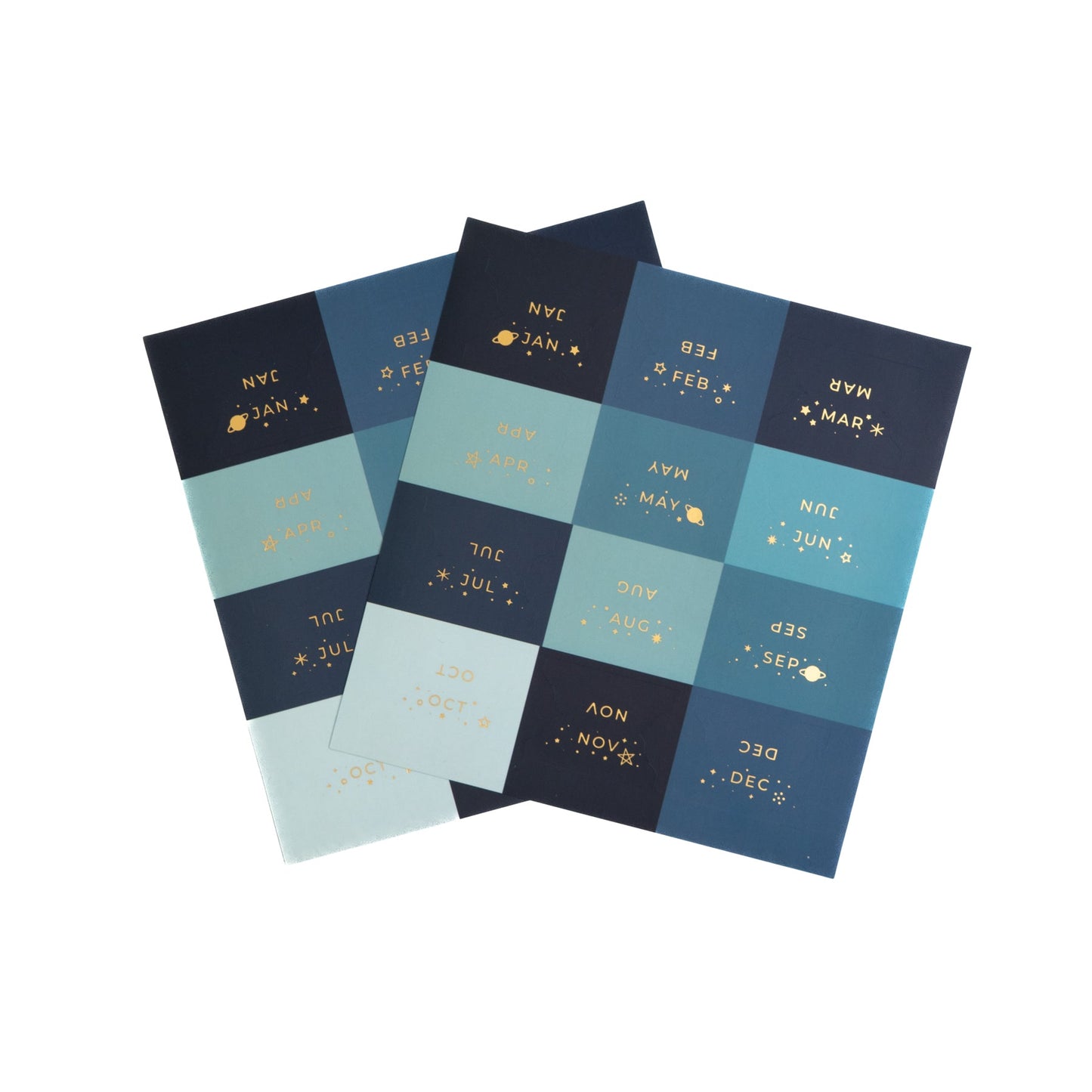 Vinyl Planner Tabs - Majestic Skies