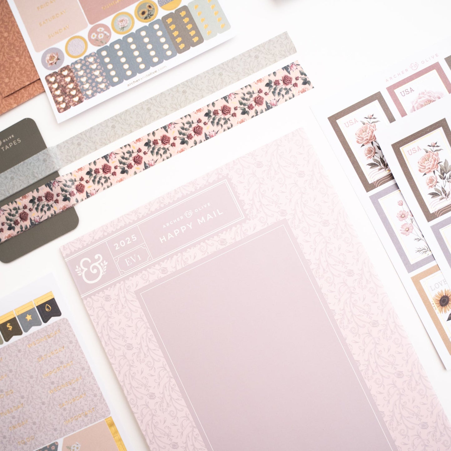 Antique Floral Everyday Theme Kit