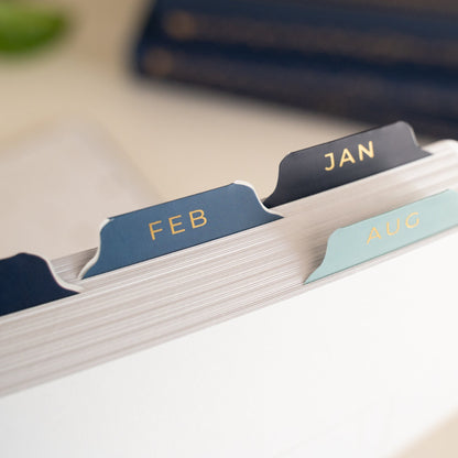 Vinyl Planner Tabs - Majestic Skies
