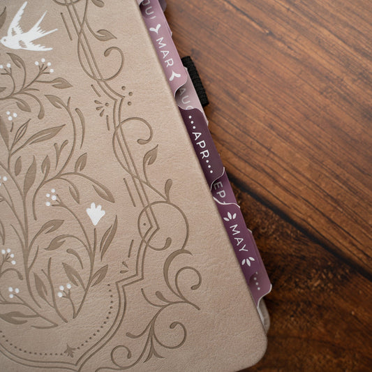 Vinyl Planner Tabs - Songbird