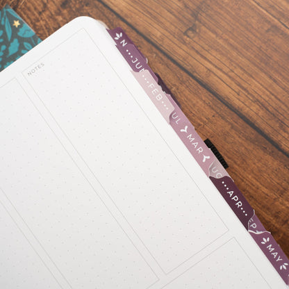 Vinyl Planner Tabs - Songbird