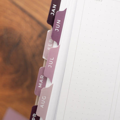 Vinyl Planner Tabs - Songbird