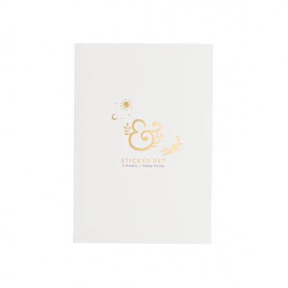 Forest Foxes Sticker Set