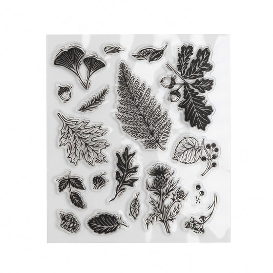 Forest Foliage Acrylic Stamps