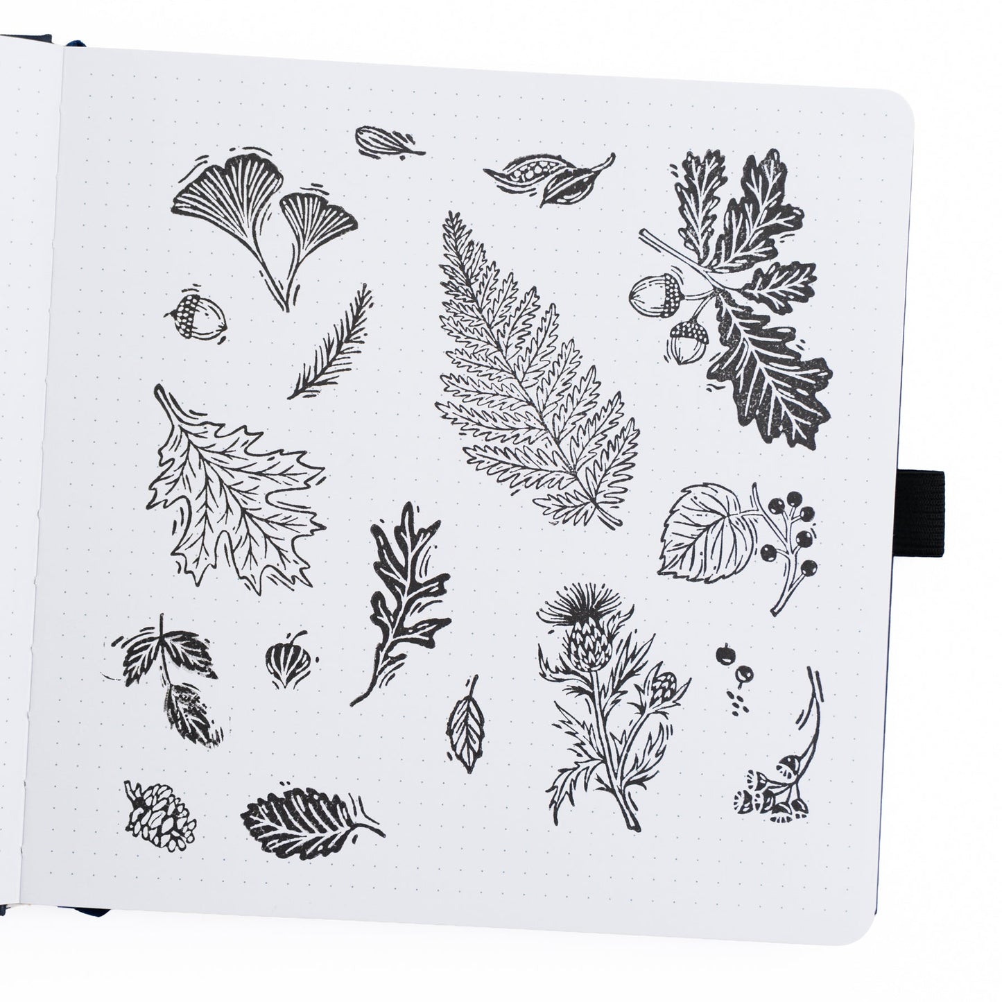 Forest Foliage Acrylic Stamps