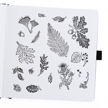 Forest Foliage Acrylic Stamps
