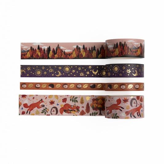 Forest Foxes Washi Tape Set