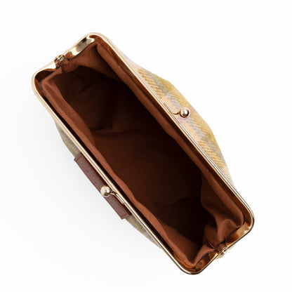 Forest Findings Plaid Kiss-Lock Pouch