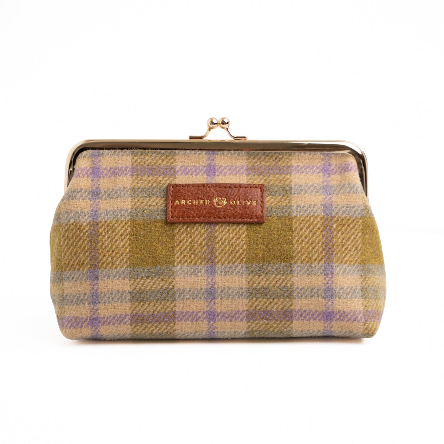 Forest Findings Plaid Kiss-Lock Pouch
