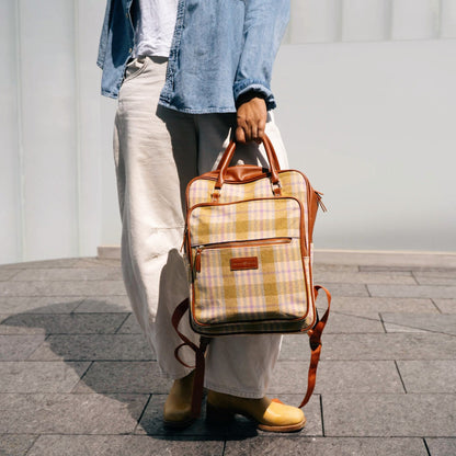 Forest Findings Plaid Backpack