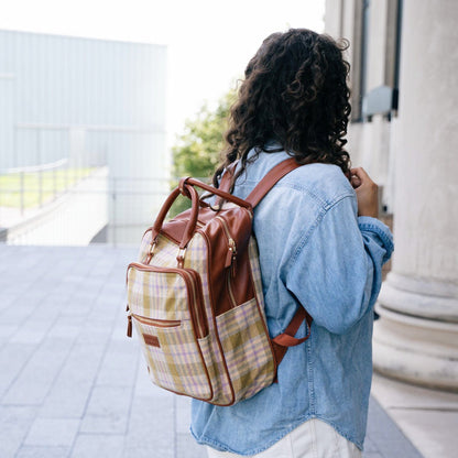 Forest Findings Plaid Backpack