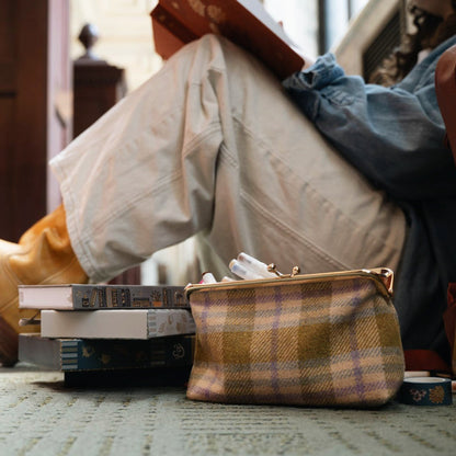 Forest Findings Plaid Kiss-Lock Pouch