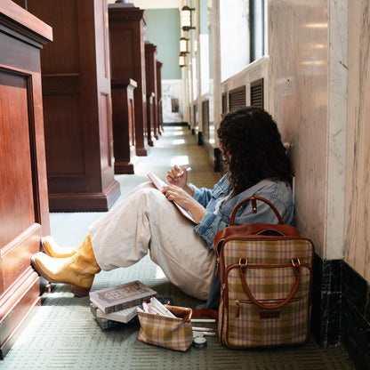 Forest Findings Plaid Backpack