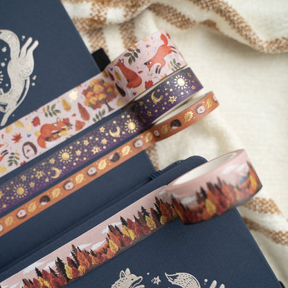 Forest Foxes Washi Tape Set