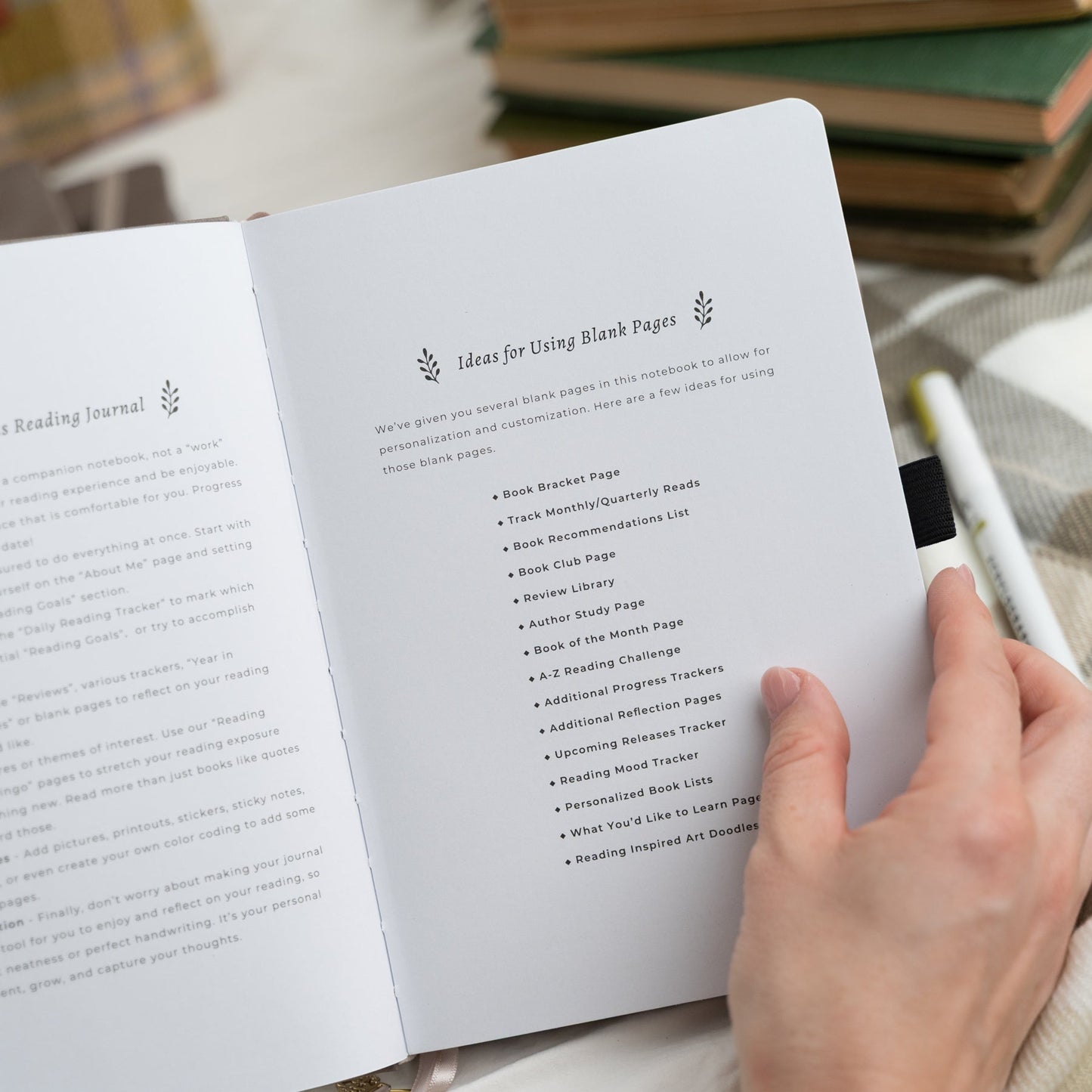 Bookshelf Reading Journal