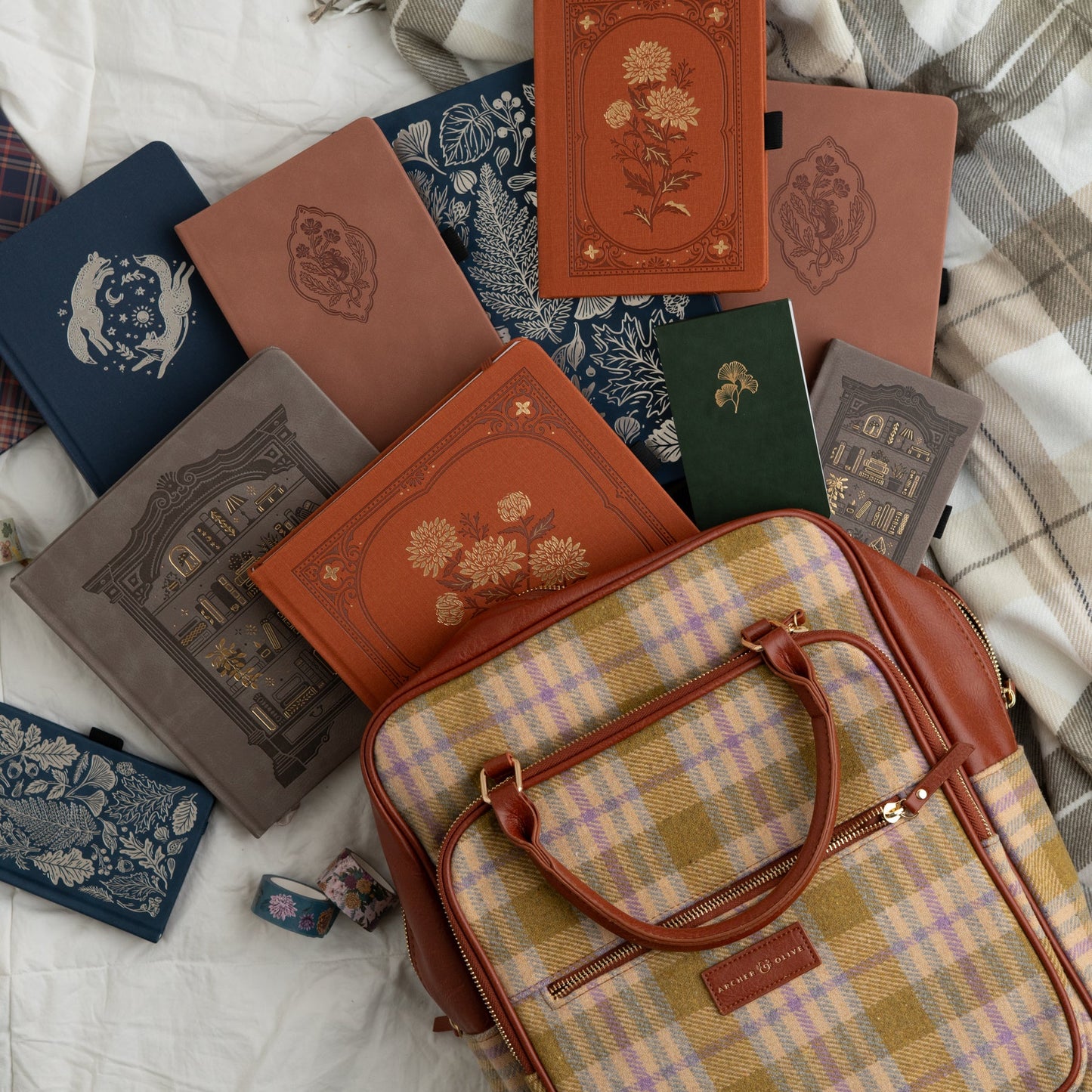 Forest Findings Plaid Backpack