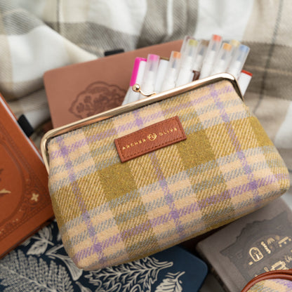 Forest Findings Plaid Kiss-Lock Pouch