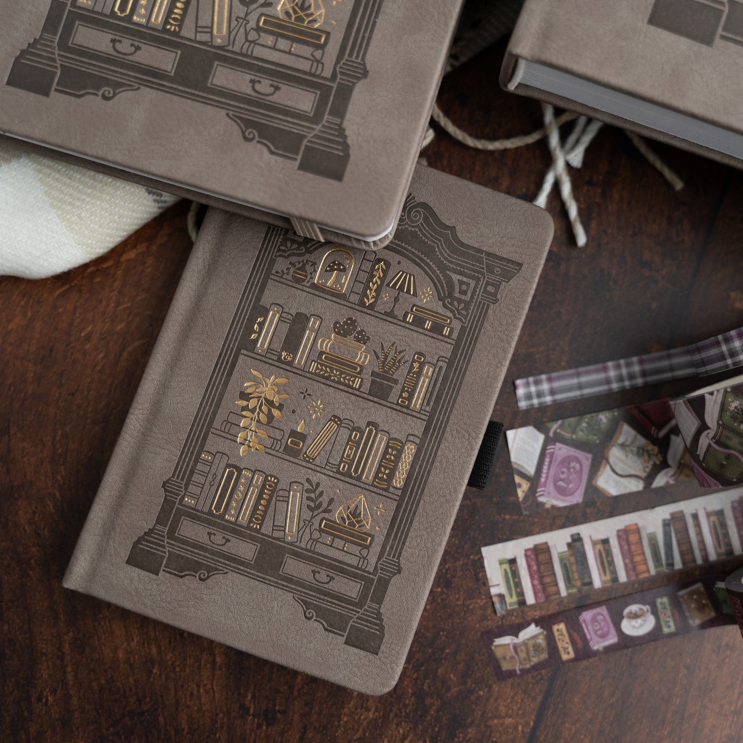 Bookshelf Dot Grid Notebook