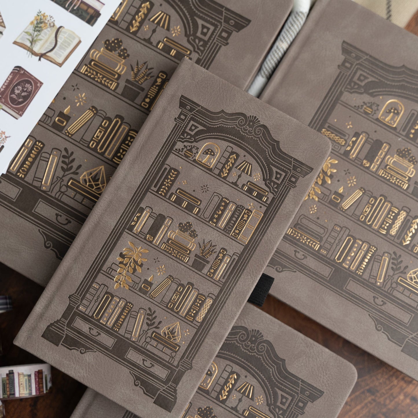 Bookshelf Dot Grid Notebook