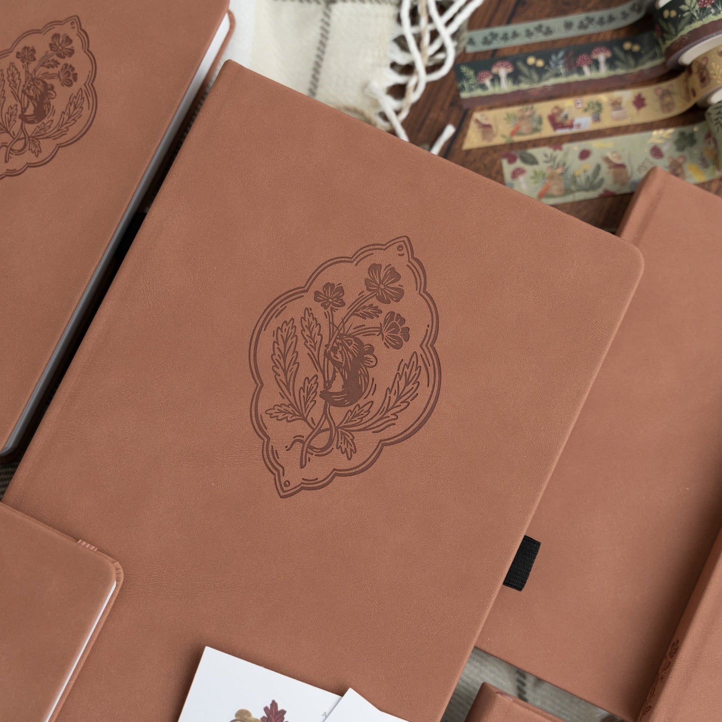 Field Mouse Dot Grid Notebook