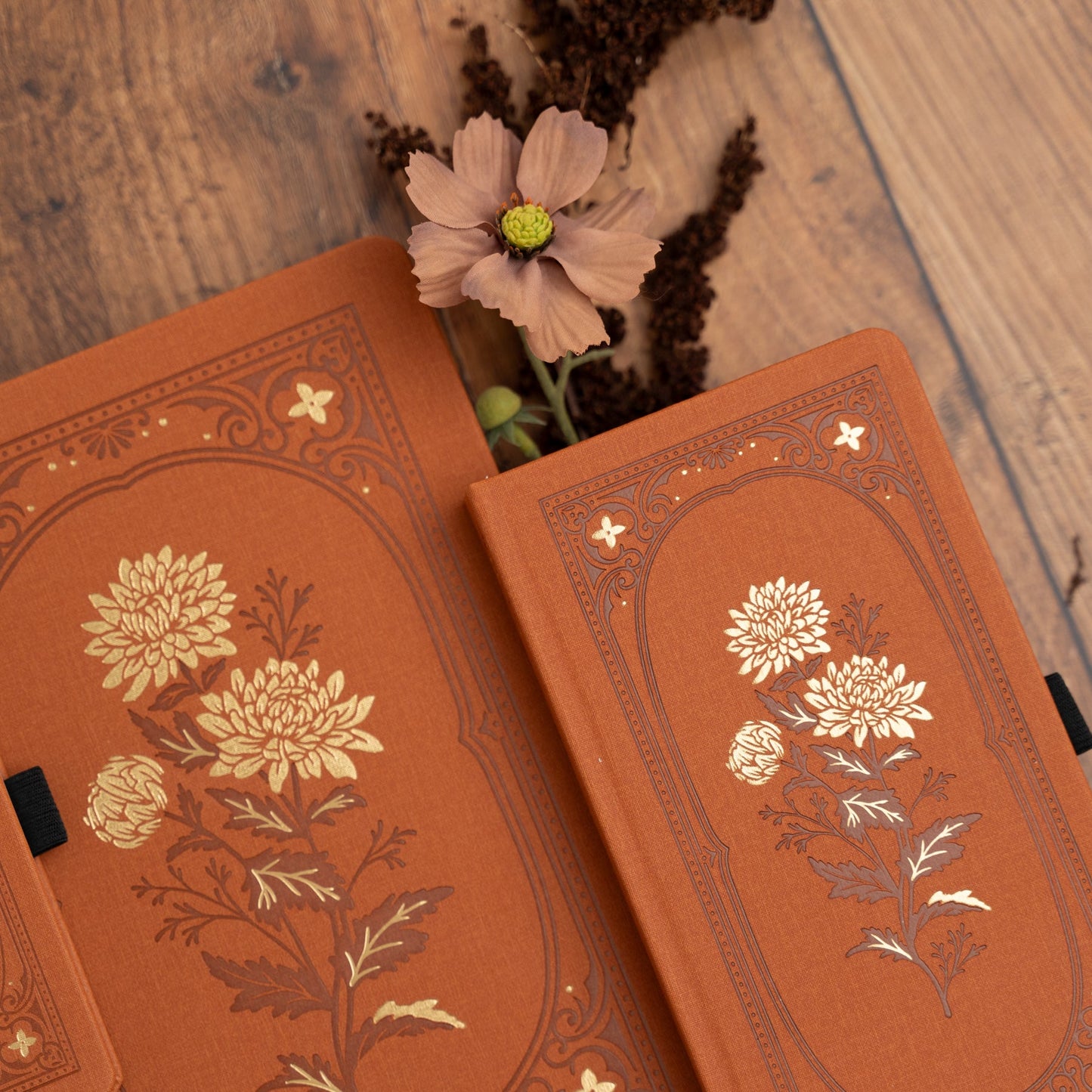 Chrysanthemum Dot Grid Notebook