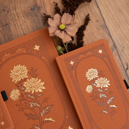 Chrysanthemum Dot Grid Notebook