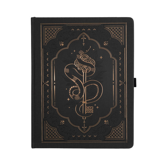 LS Coiled Key Dot Grid Notebook – Deckled Pages