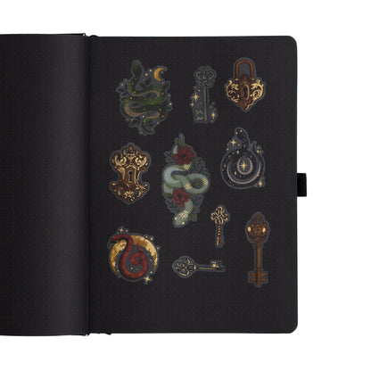 Coiled Key Sticker Set