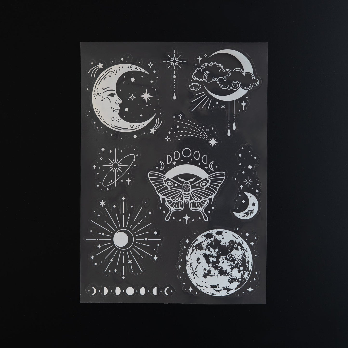 Lunar Veil Sticker Set