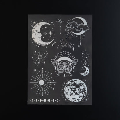Lunar Veil Sticker Set