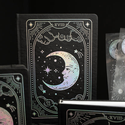 Lunar Veil Dot Grid Notebook