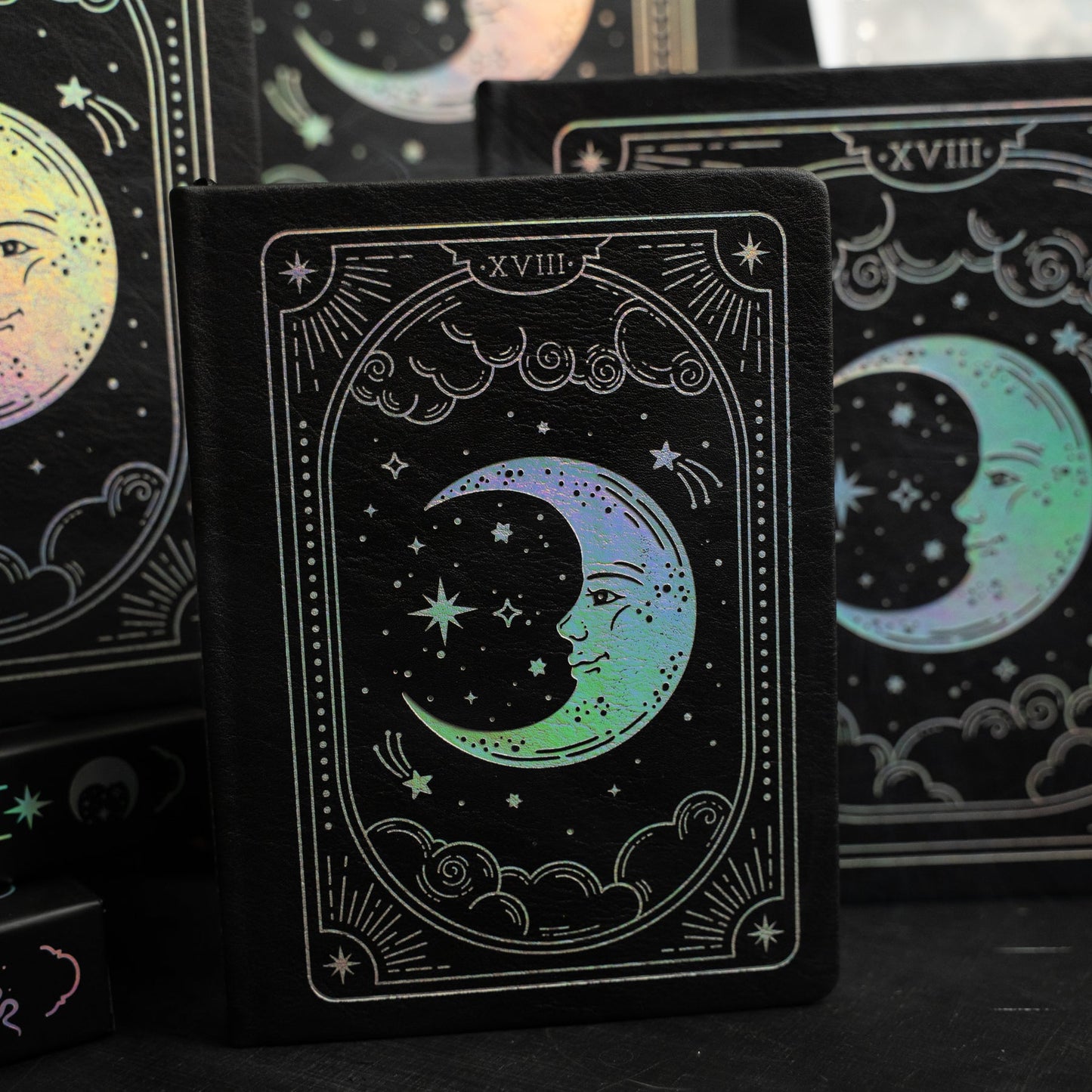 Lunar Veil Dot Grid Notebook