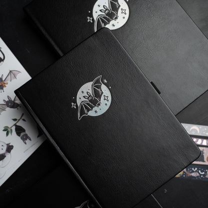 Cute Bat Dot Grid Notebook