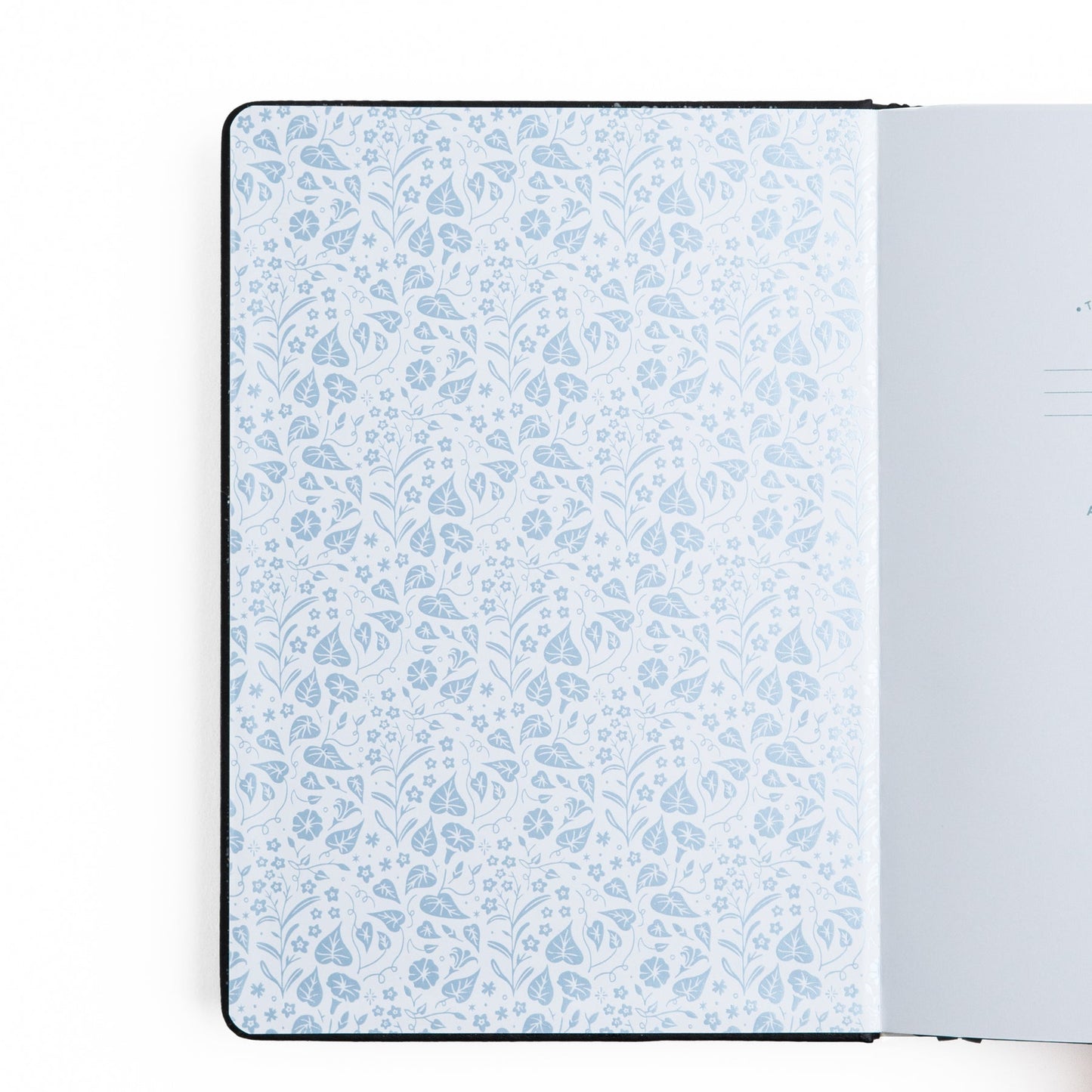 A5 Midnight Floral: Lined Notebook