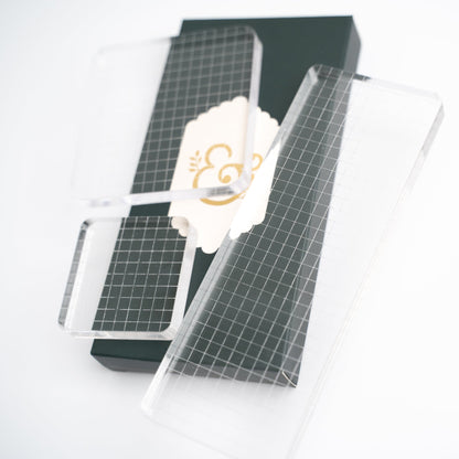 Acrylic Stamping Block Set of 3