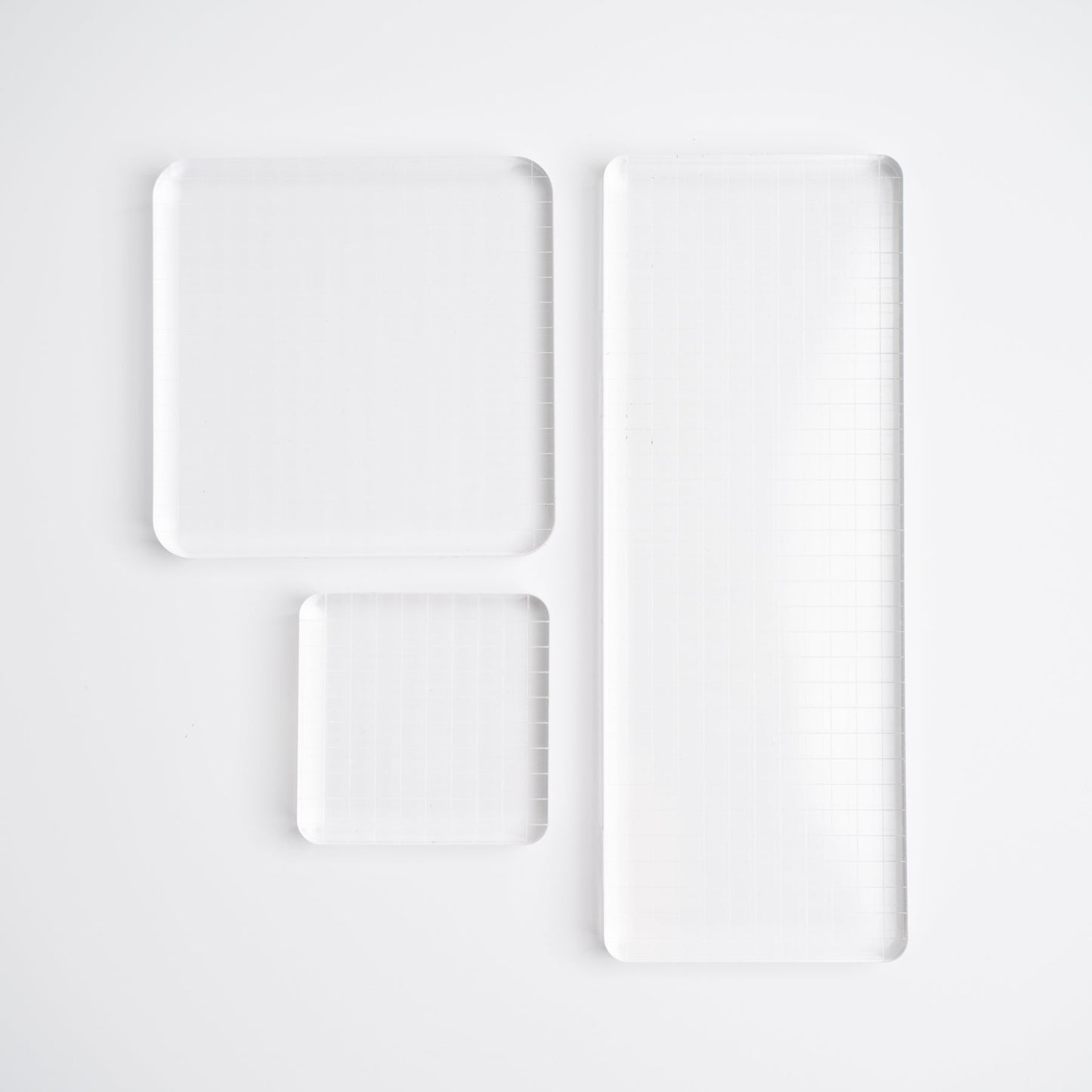 Acrylic Stamping Block Set of 3