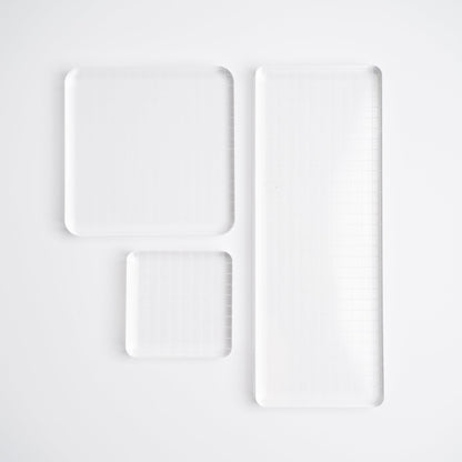 Acrylic Stamping Block Set of 3