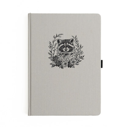 B5 Radiant Raccoon: Dot Grid Notebook