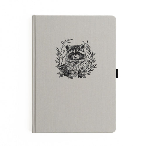 B5 Radiant Raccoon: Dot Grid Notebook